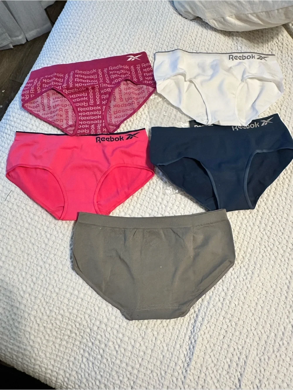 Reebok 5 pack of hipster cotton panties